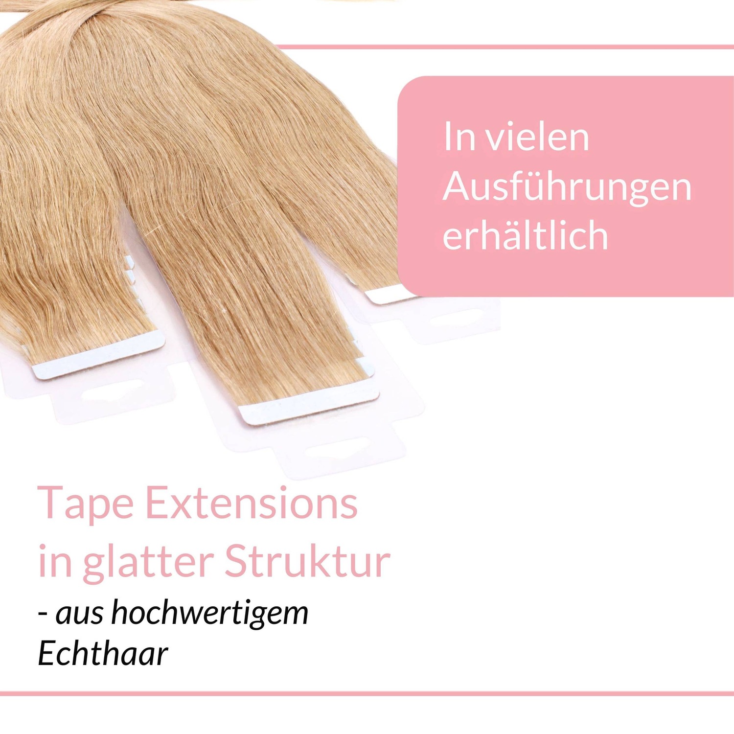 Накладные волосы tape extensions echthaar #9/31 lichtblond gold-asch Hair2Heart, 40cm, количество 10 шт. — фото 3