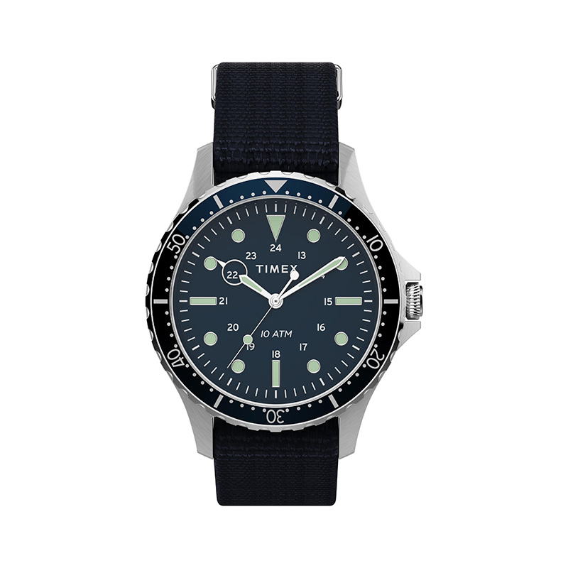 

TIMEX Часы Wrist Watch Quartz Movement Nylon Strap 41mm Blue Dial Men's Watch TW2T75400, Blue Dial