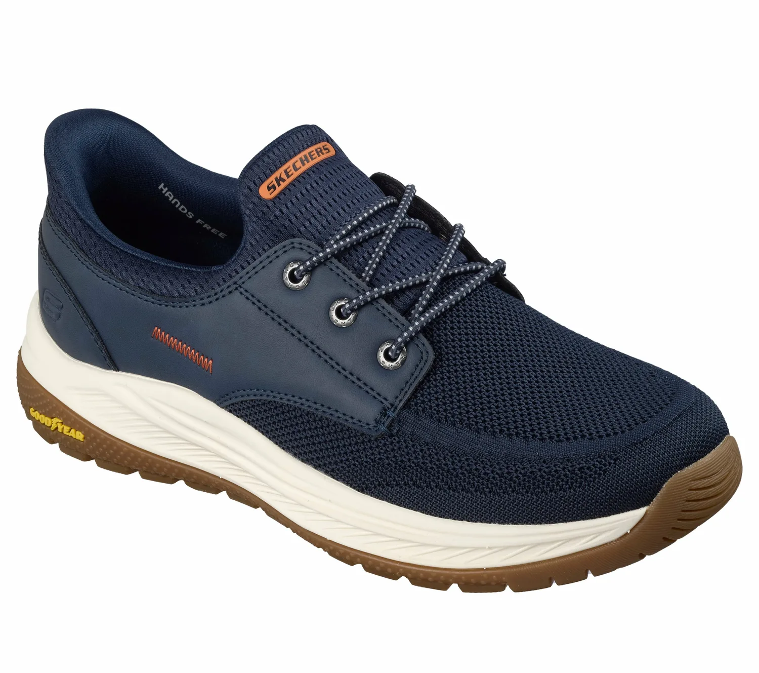 Слипоны, свободный крой: Meroe - Alden, свободный носок Skechers, NVY