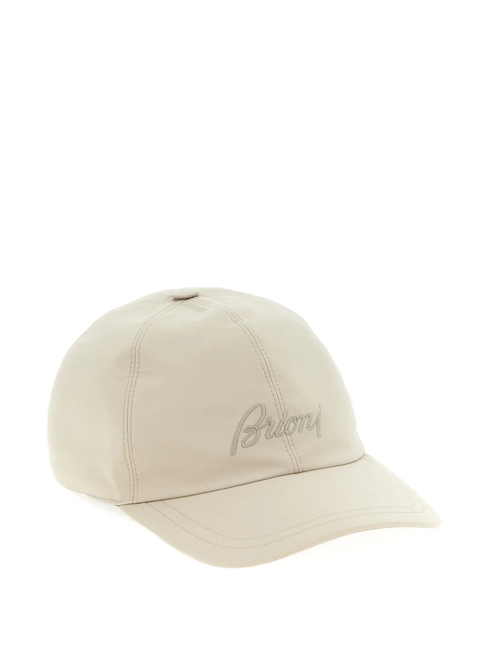 

Бейсболка с вышитым логотипом Brioni, бежевый