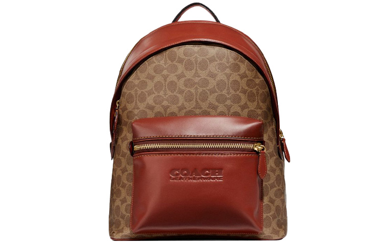 

COACH Сумка-рюкзак из брезента с замшевой спинкой