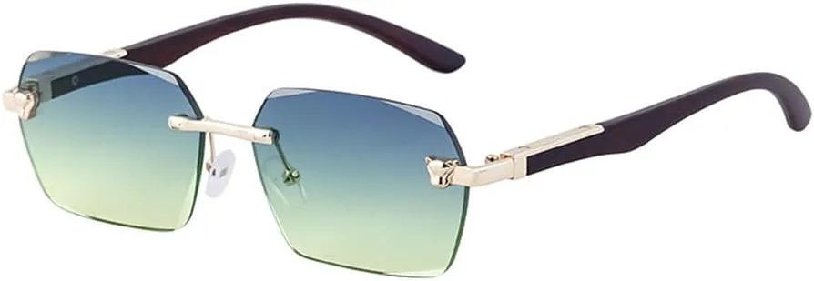 

Женские солнцезащитные очки в винтажном стиле с отделкой под дерево, мужские солнцезащитные очки с градиентной подсветкой для активного отдыха и вождения HCPIHF, 3