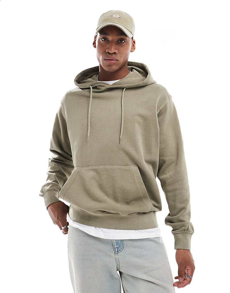 

Худи оверсайз цвета выцветшего хаки Jack & Jones