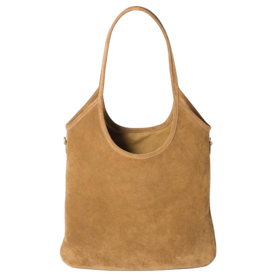 Сумка Ivy Suede из натуральной кожи для женщин коричневого цвета MIU MIU, Set (Bag+Dust Bag) — фото 3