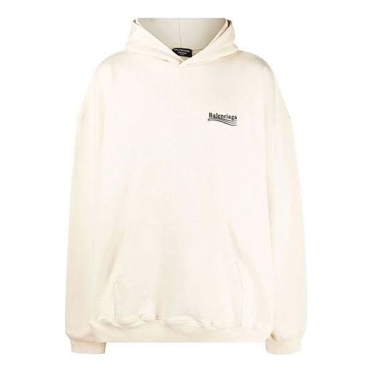 

Худи Balenciaga Political Campaign Large Fit Hoodie 'White', белый