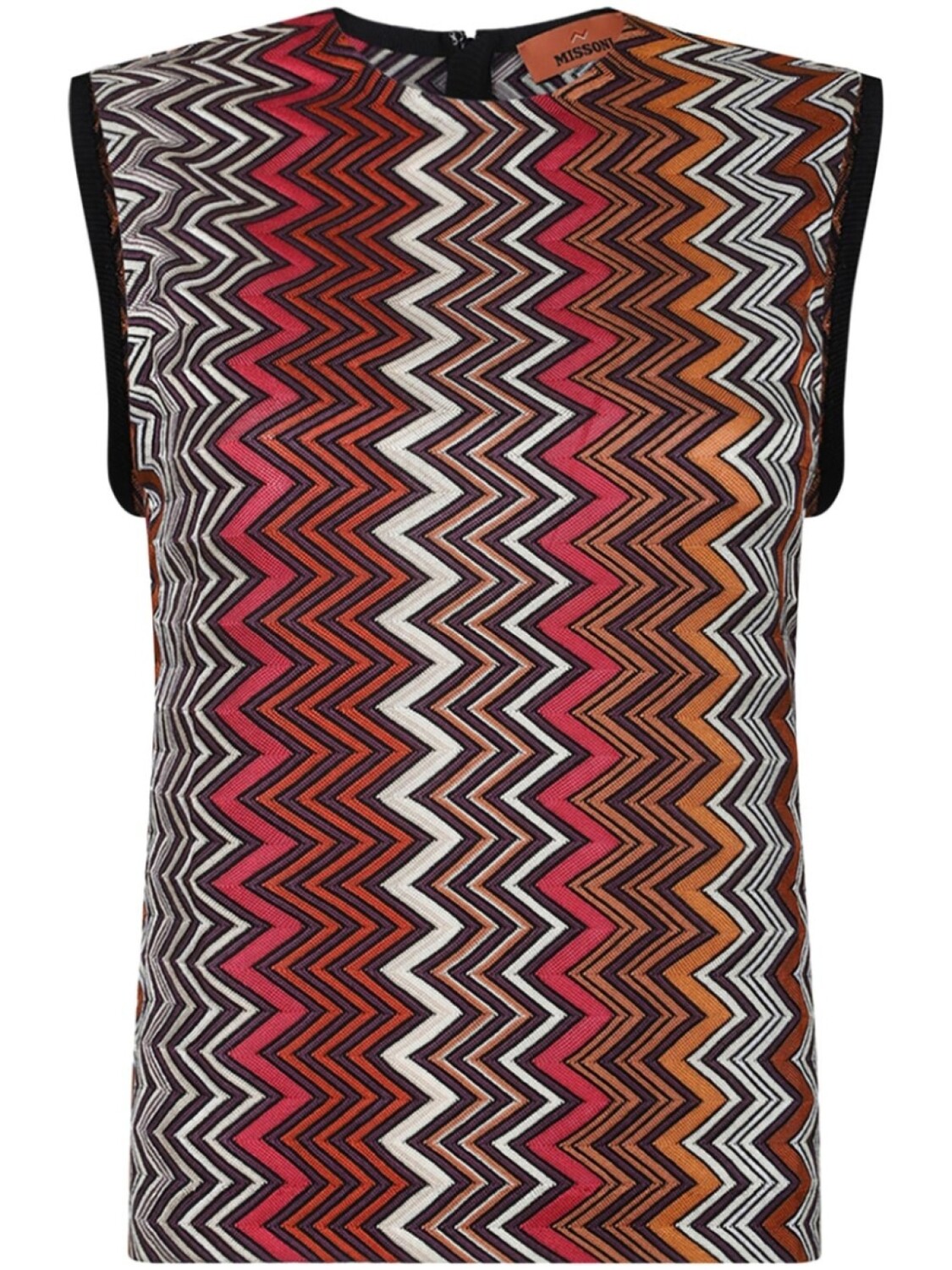 

Фирменный зигзагообразный топ Missoni, красный
