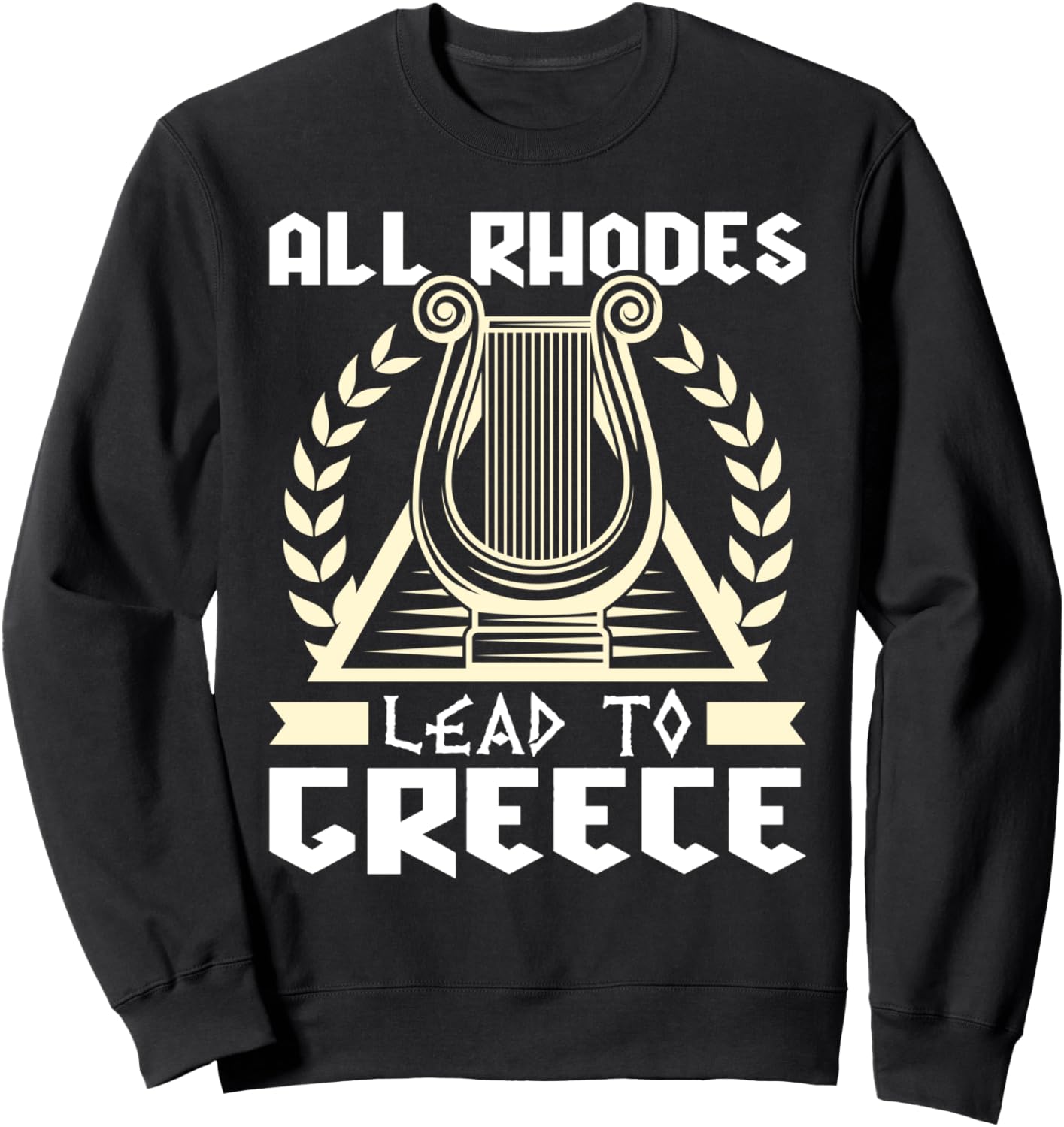 

Греческая мифология: вся связь Родоса с Грецией. Толстовка Ancient Greece And Greek Gods Designs, черный