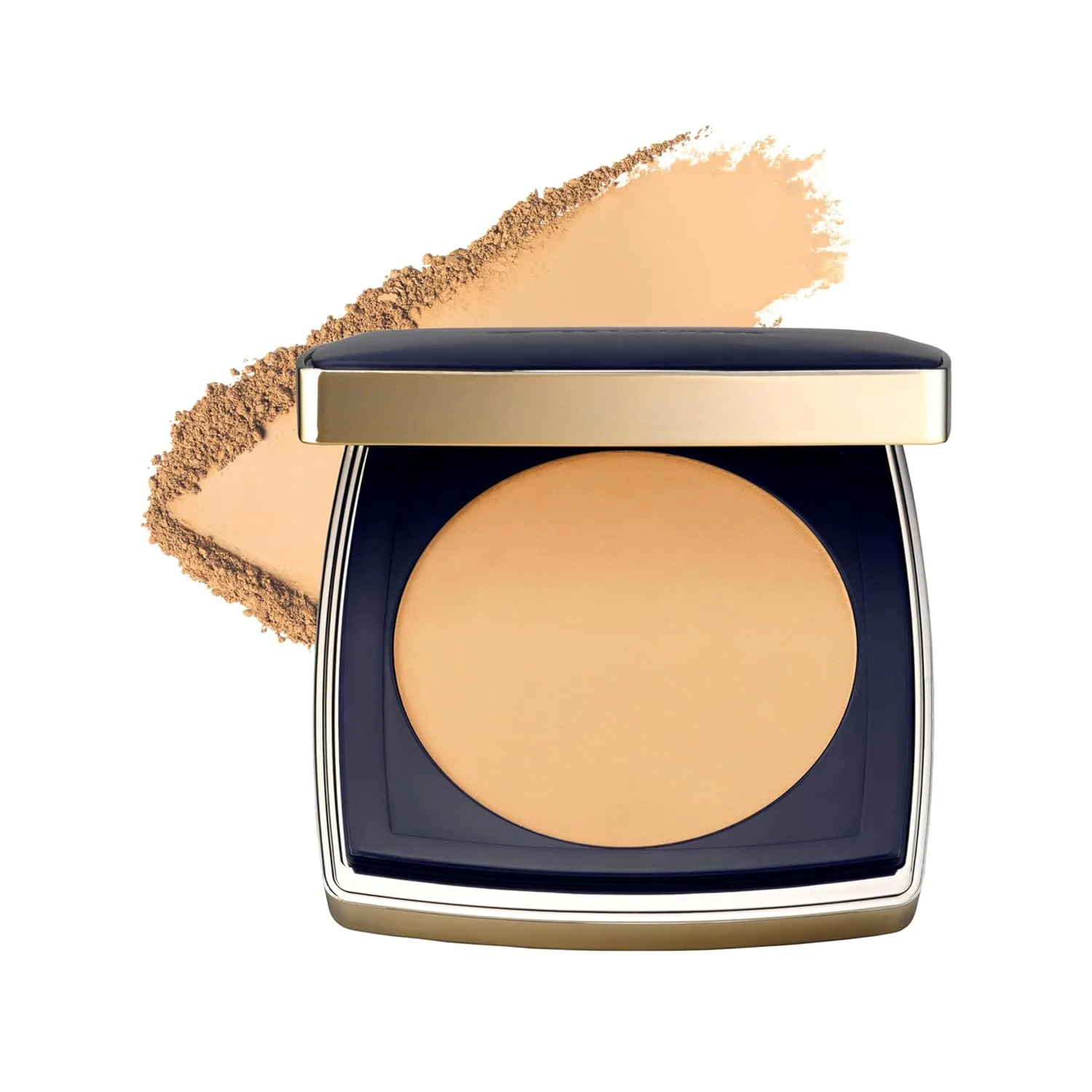 Матирующая пудра-основа Estée Lauder Double Wear 12-Hour Stay-in-Place | Контролирует жирный блеск, 0,39 унции, 4N2 Spiced Sand - Medium tan with neutral subtle golden undertones
