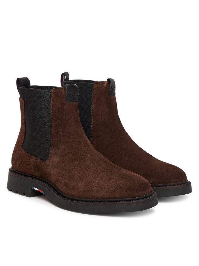 Классические ботильоны Comfort Lwt FM0FM05592 Tommy Hilfiger, коричневый — фото 2
