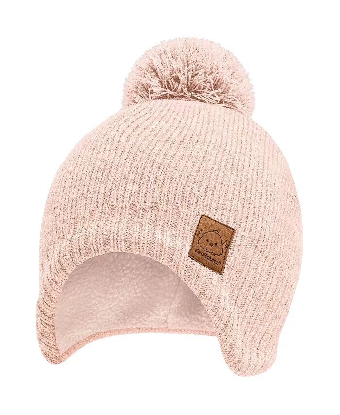 

Muff Baby Beanie, Детская шапка для мальчиков, девочек, Зимние шапки для детей, новорожденных, младенцев, малышей 0-36 месяцев KeaBabies, розовый