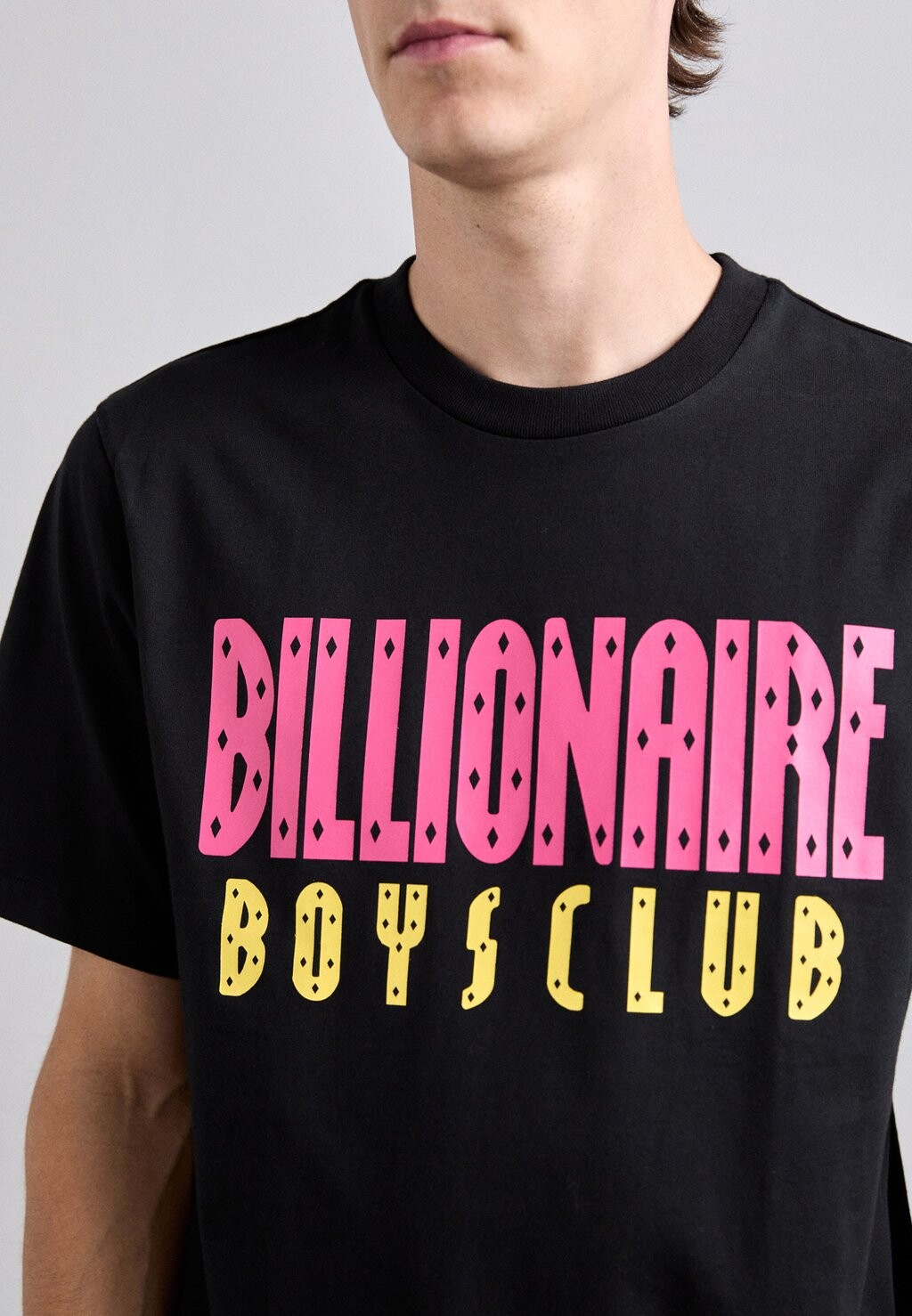 

Футболка с принтом STRAIGHT LOGO Billionaire Boys Club, черный