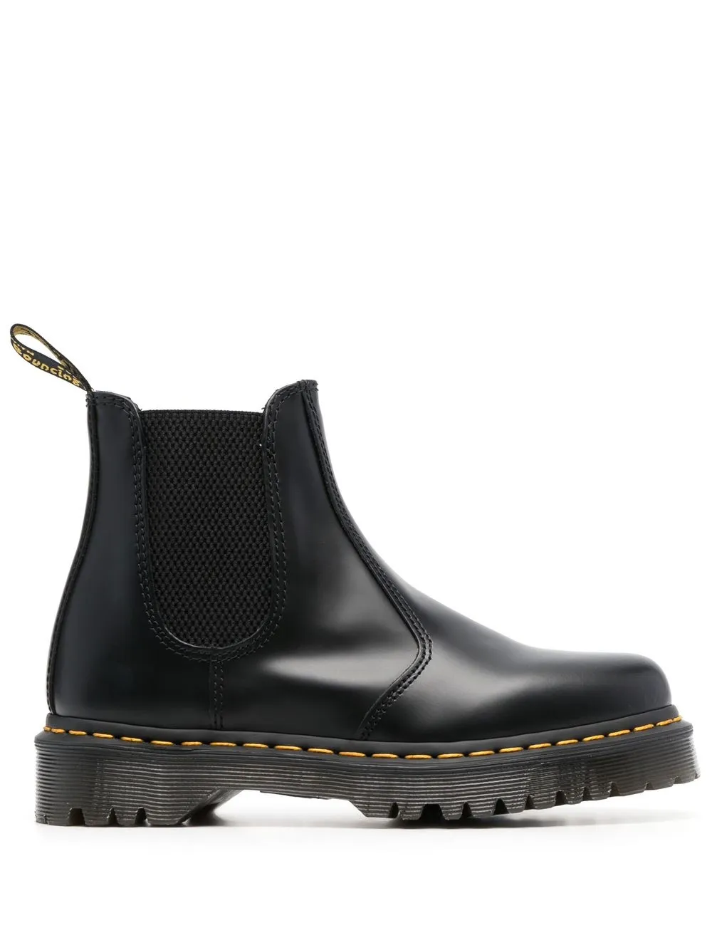 Ботинки кожаные Dr. Martens с закругленным носком, черный