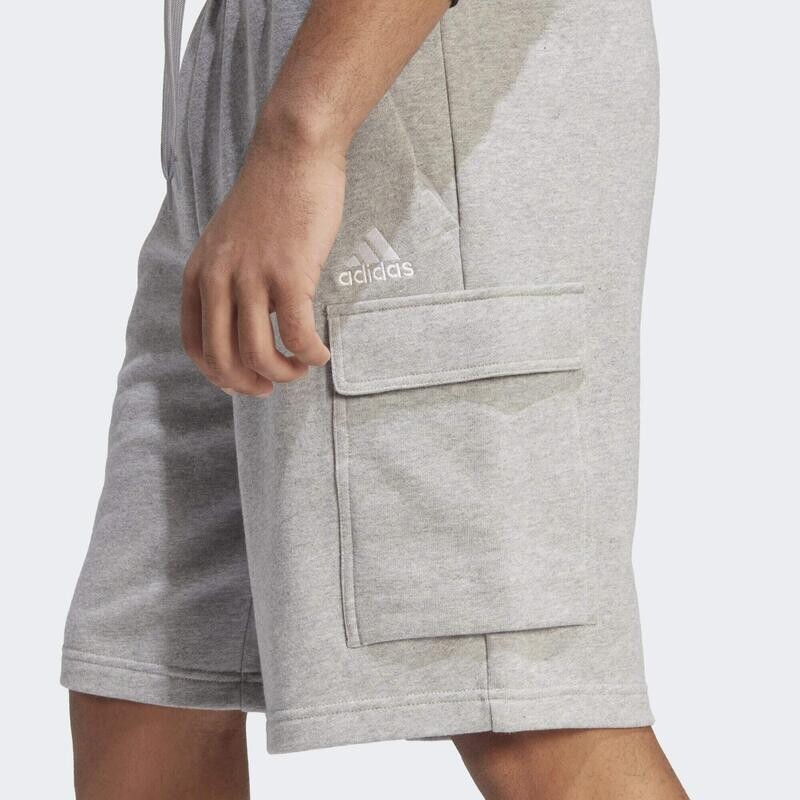 Шорты Adidas, серый — фото 4