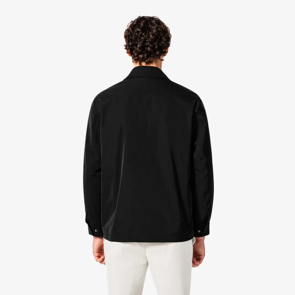 Мужская куртка-сафари чёрного цвета от Lacoste — фото 3