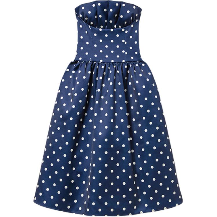 

Self-portrait Женское платье без рукавов Self portrait синий Matrix With Dot