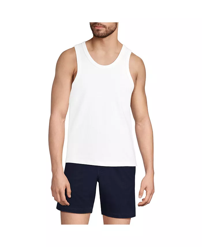 

Мужской майка Heavy Weight Tank Lands' End, белый