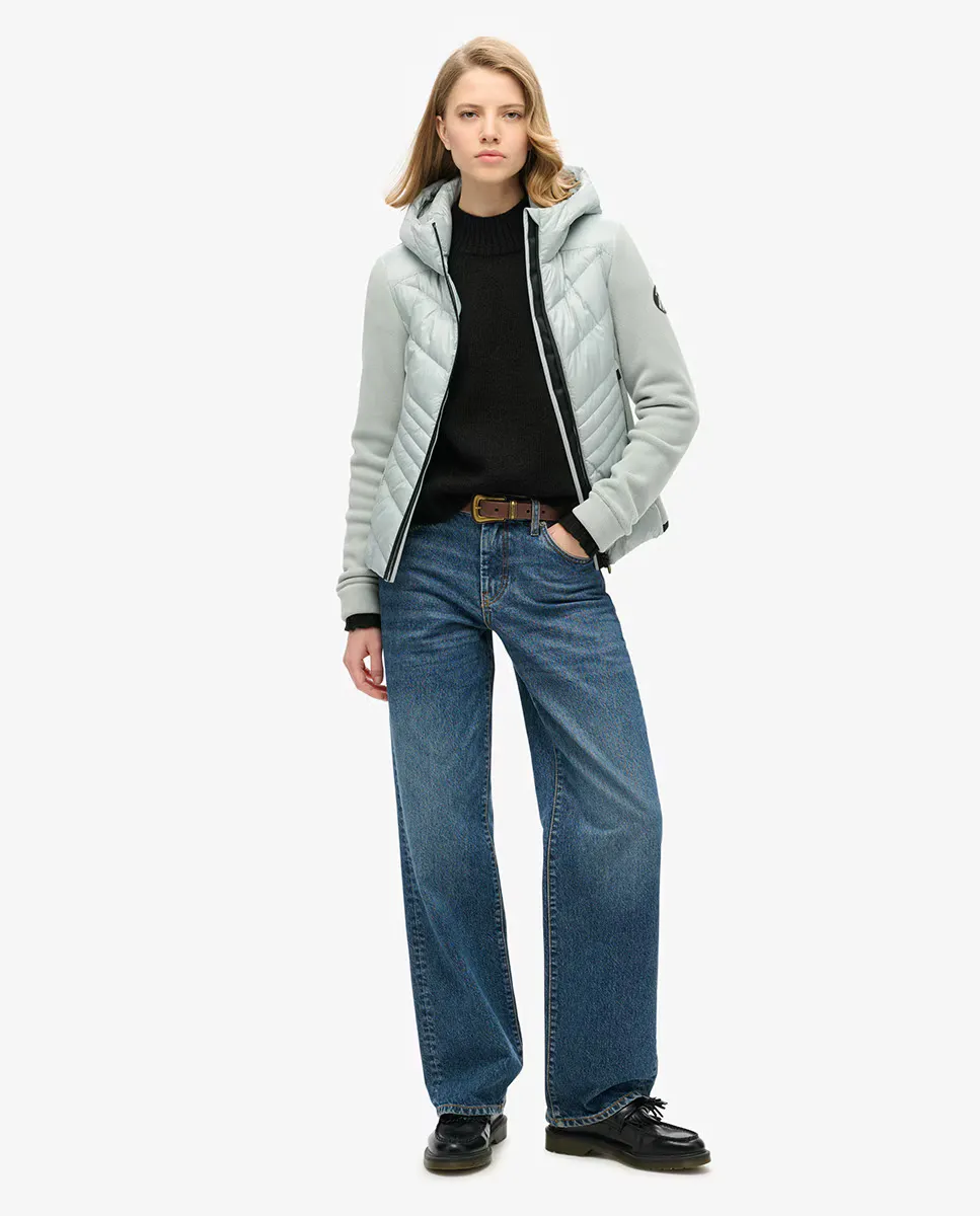 

Женская штормовая куртка с капюшоном Superdry, серый