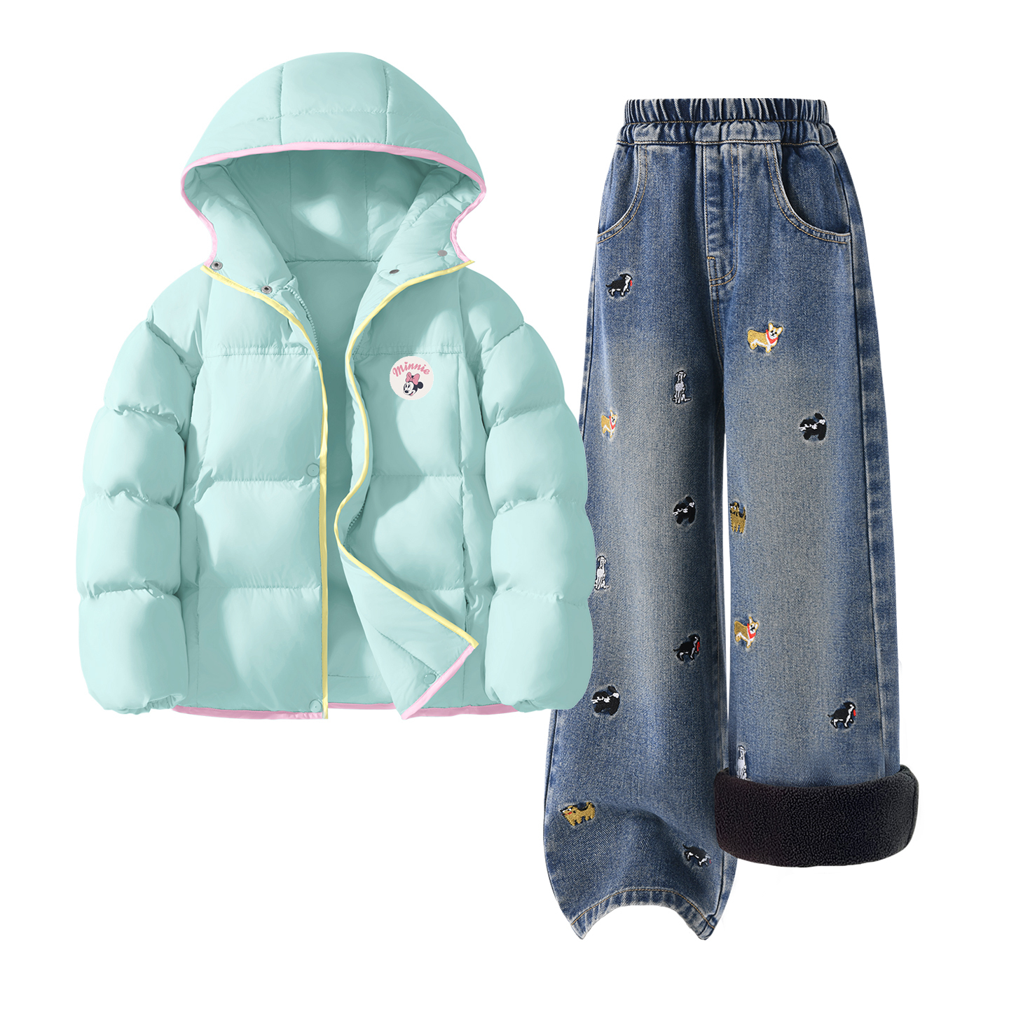 

Детская повседневная спортивная одежда Disney, светло-голубой