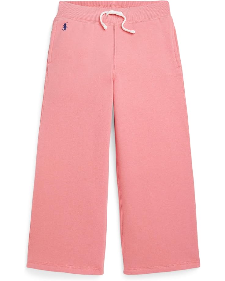 

Брюки Polo Ralph Lauren Kids Fleece Wide-leg Sweatpants, цвет Faded Peony