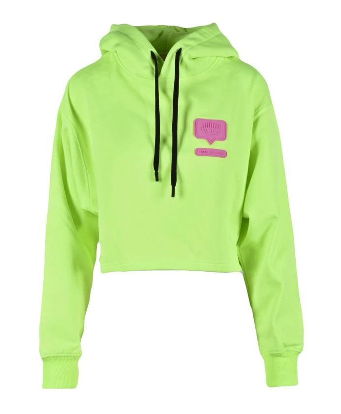 

Короткая толстовка-пуловер - полиэстер-хлопок Chiara Ferragni Collection, зеленый