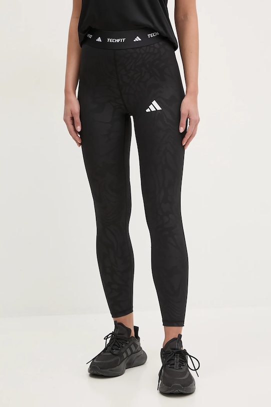 

Тренировочные леггинсы Techfit Adidas Performance, черный
