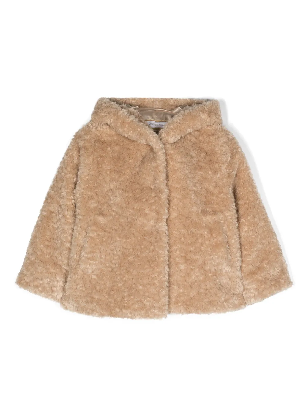 

Однобортная шуба Monnalisa, нейтральный