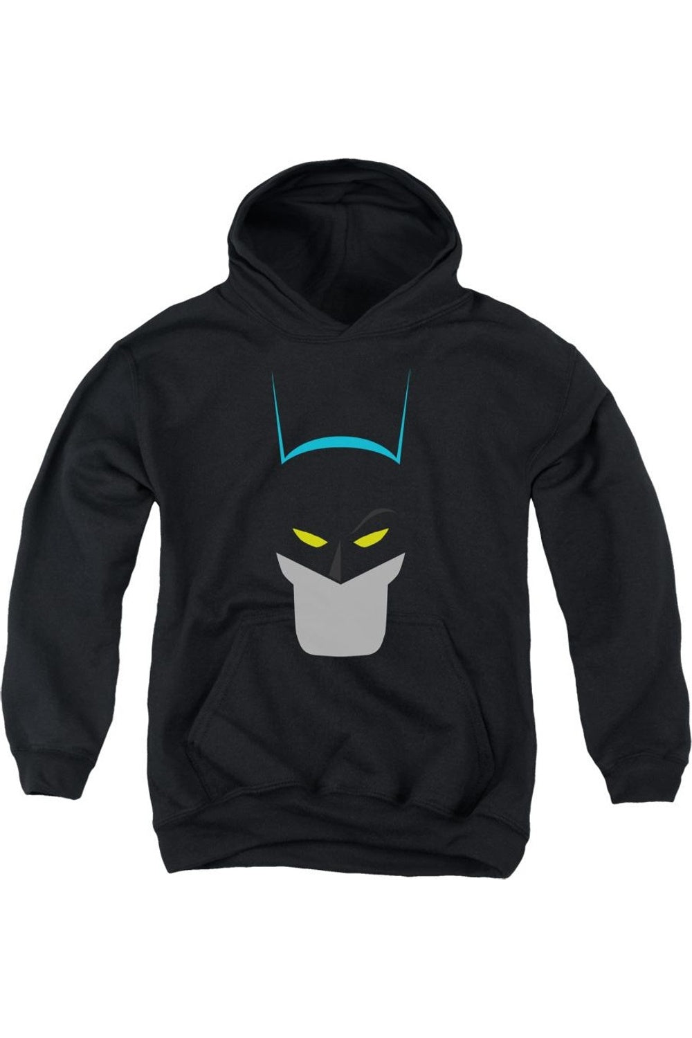 

Бэтмен упрощенная молодежная толстовка с капюшоном Gildan, черный