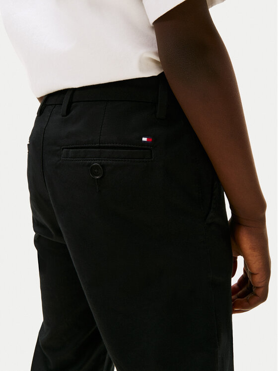 Чиносы slim fit 1985 KB0KB09638 D Tommy Hilfiger, черный — фото 4