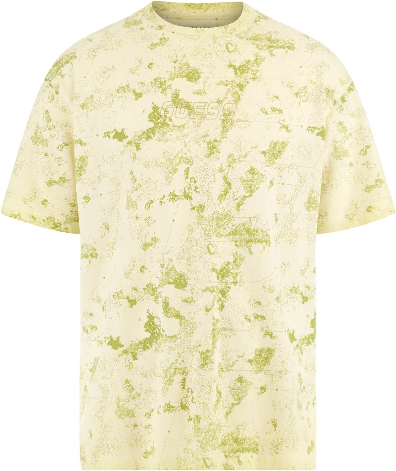 

Мужская футболка GUESS Eco Muscari с длинным рукавом, Subtle Citron Abstract Aop