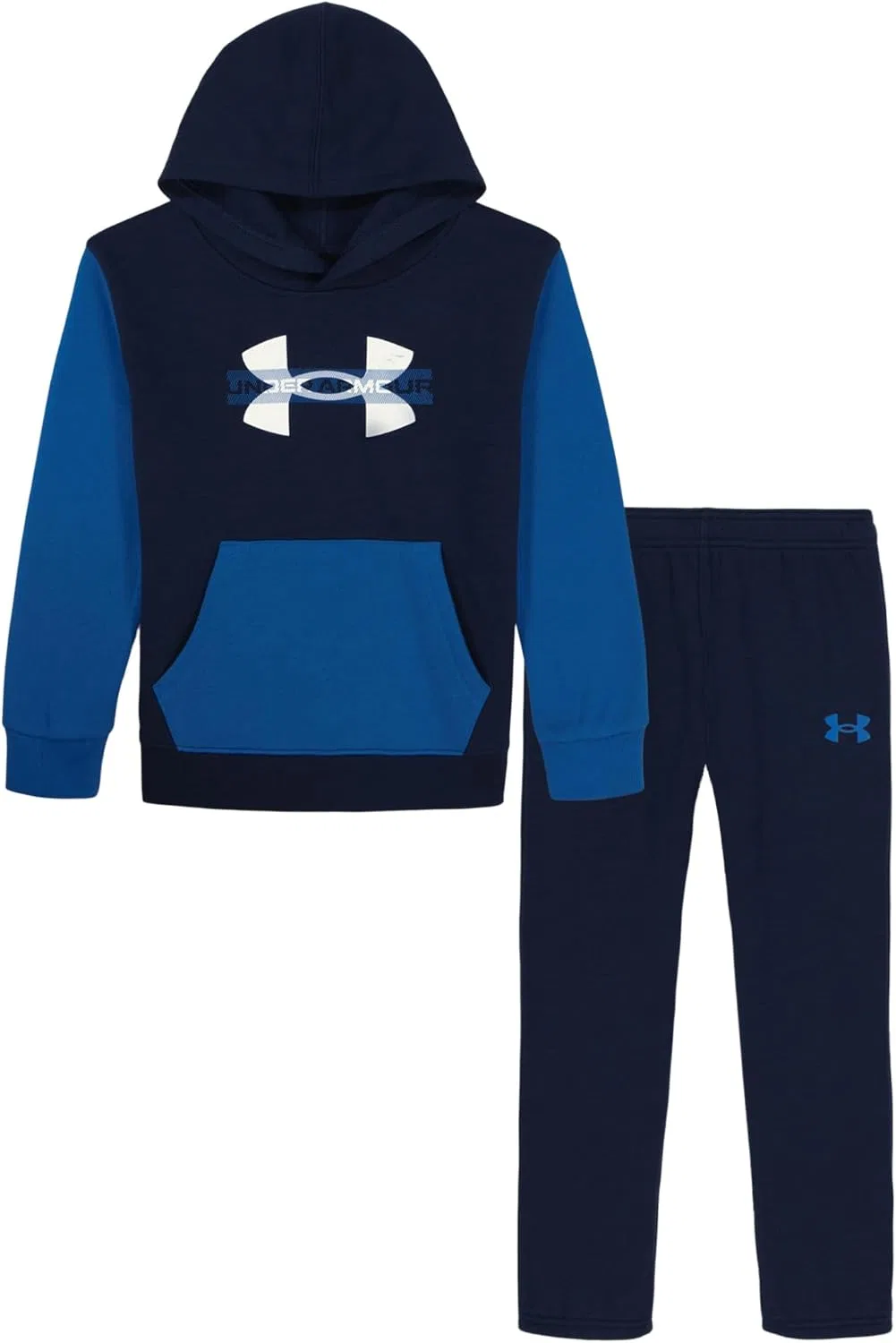 Детский комплект худи и брюки, флис, Under Armour, Washed Navy Rival