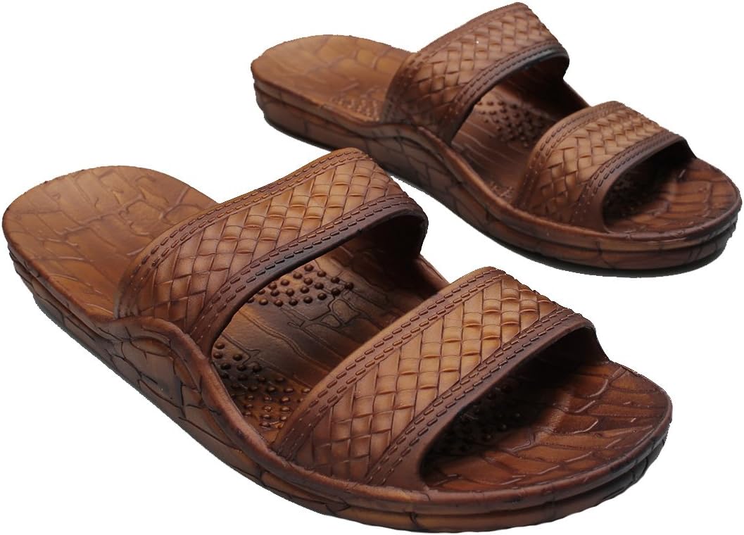 

Сандалии IMPERIAL SANDALS HAWAII с двойным ремешком в стиле «Иисус», женские, унисекс, подходят для женщин, мужчин и подростков, коричневый