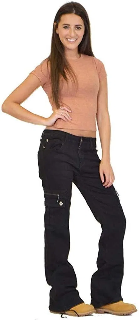 Джинсы свободные, женские, Low Rise Baggy, Black — фото 4