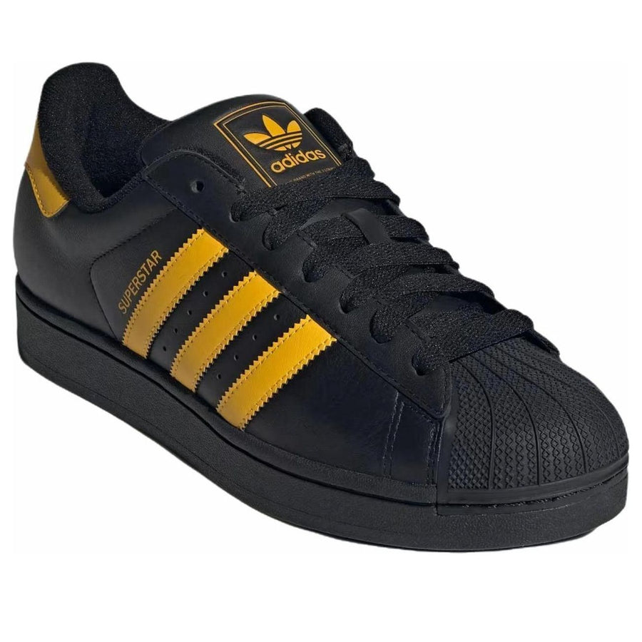 Кроссовки adidas Superstar 2 'Core Black Crew Yellow', черный — фото 3