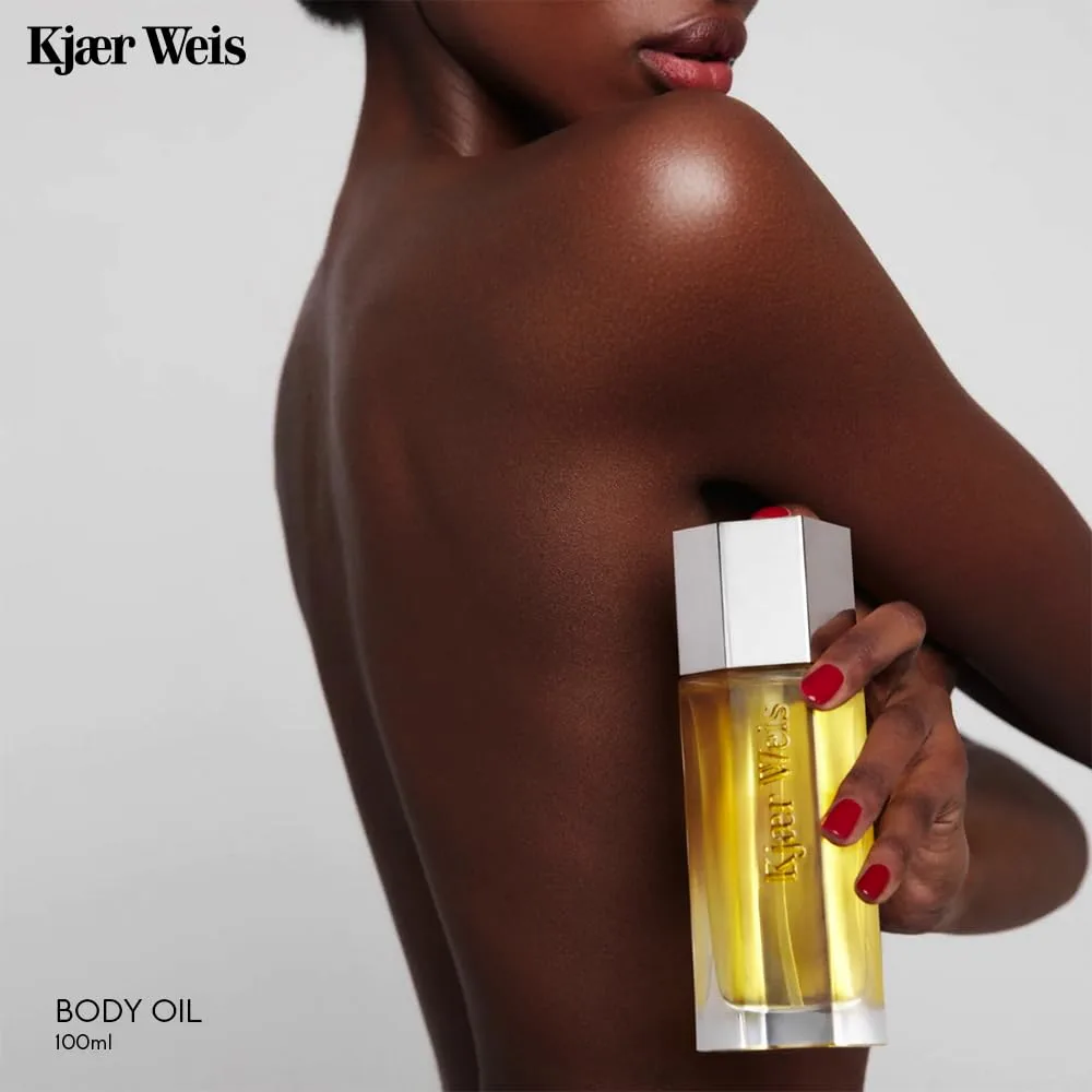 Kjaer Weis Body Oil Refill, быстро впитывающийся увлажняющий крем с сертифицированными органическими маслами для сухой кожи, 100 мл Kjær Weis — фото 2