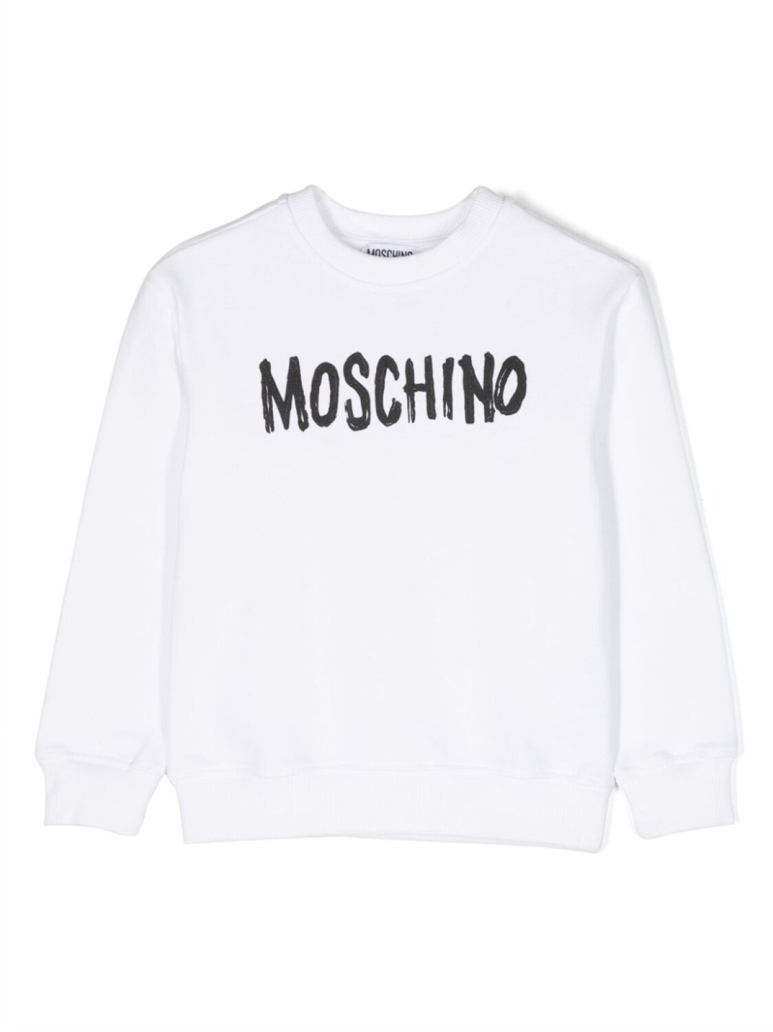 

Moschino Kids толстовка с логотипом, белый