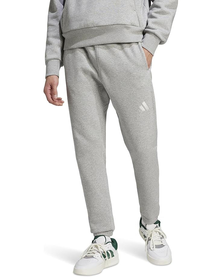 

Брюки adidas All SZN Fleece Regular Tapered Pant, цвет Medium Grey Heather