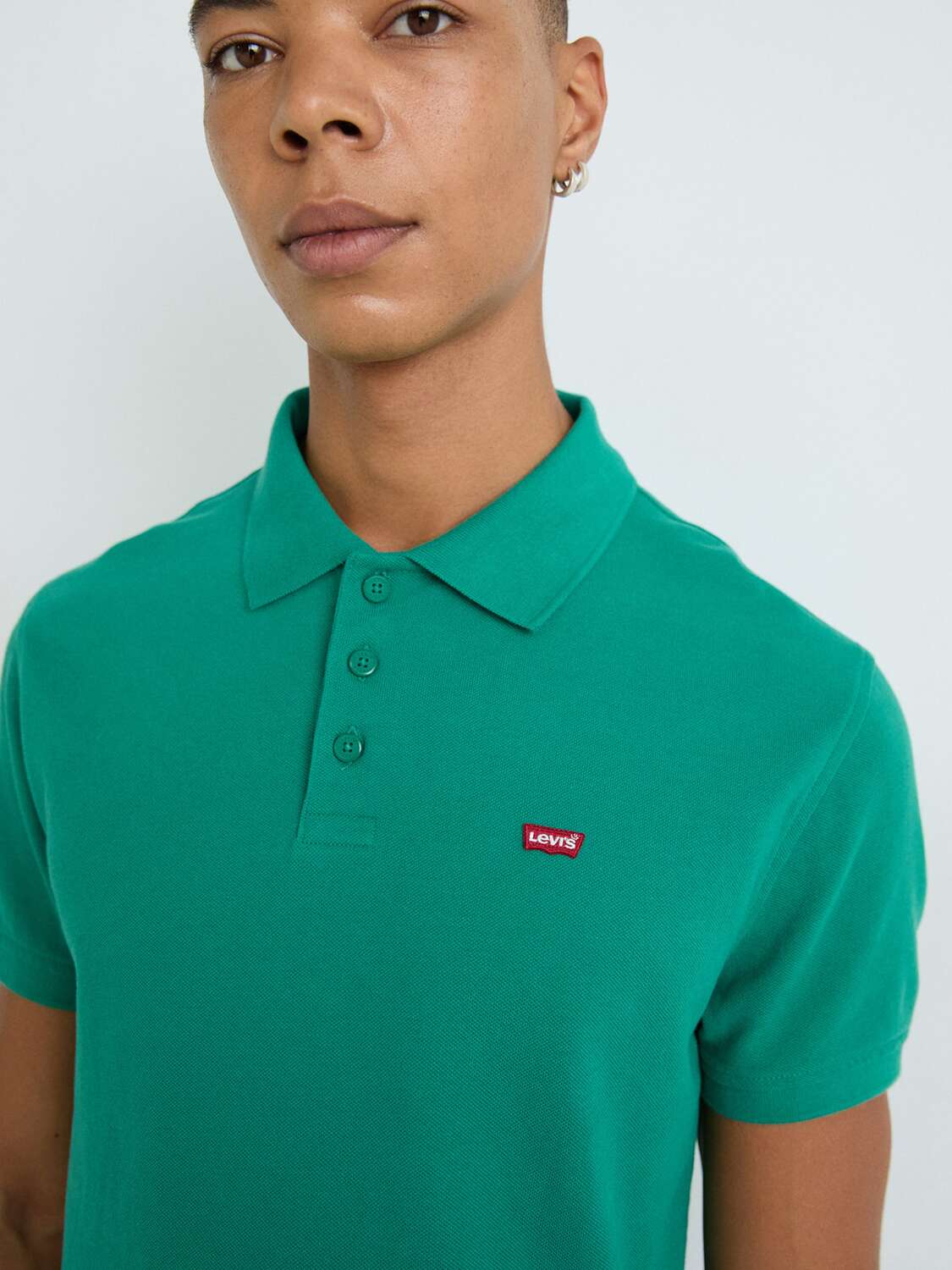 LEVI'S  Футболка 'Housemark Polo' в цвете Jade — фото 2