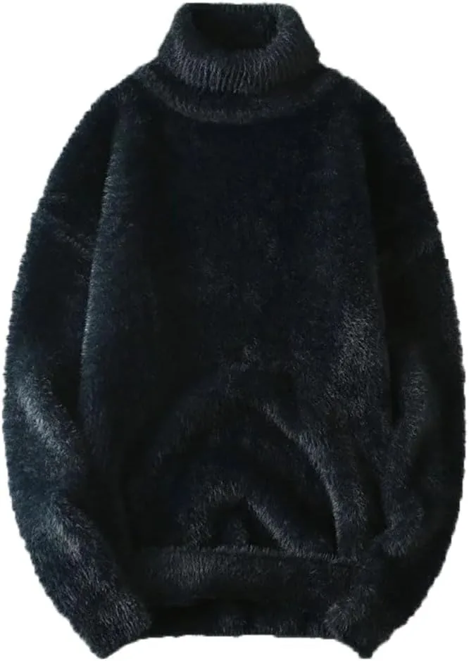 

Теплый свитер мужской водолазка из шерсти