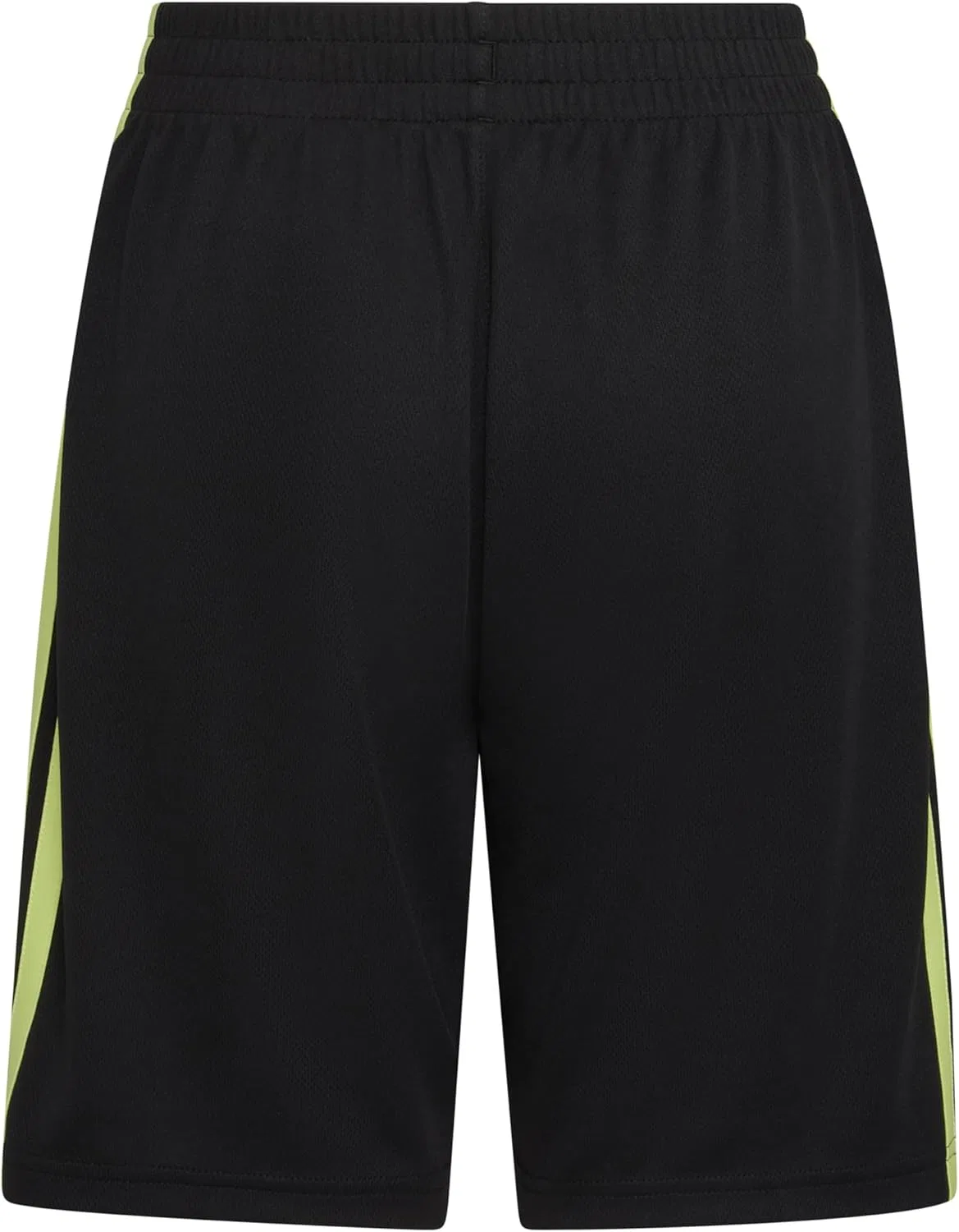 Детские шорты Adidas Essentials с тремя полосками, черный/зеленый — фото 2