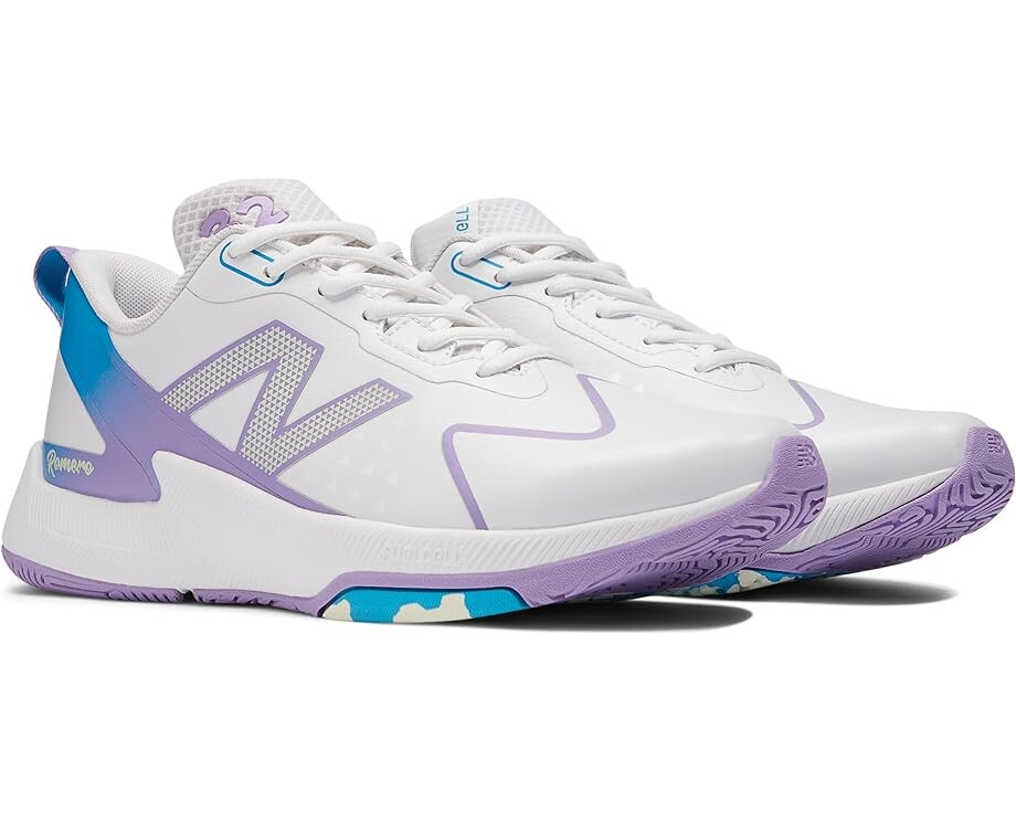 

Кроссовки New Balance FuelCell Romero Duo Trainer, цвет White/Purple Fade