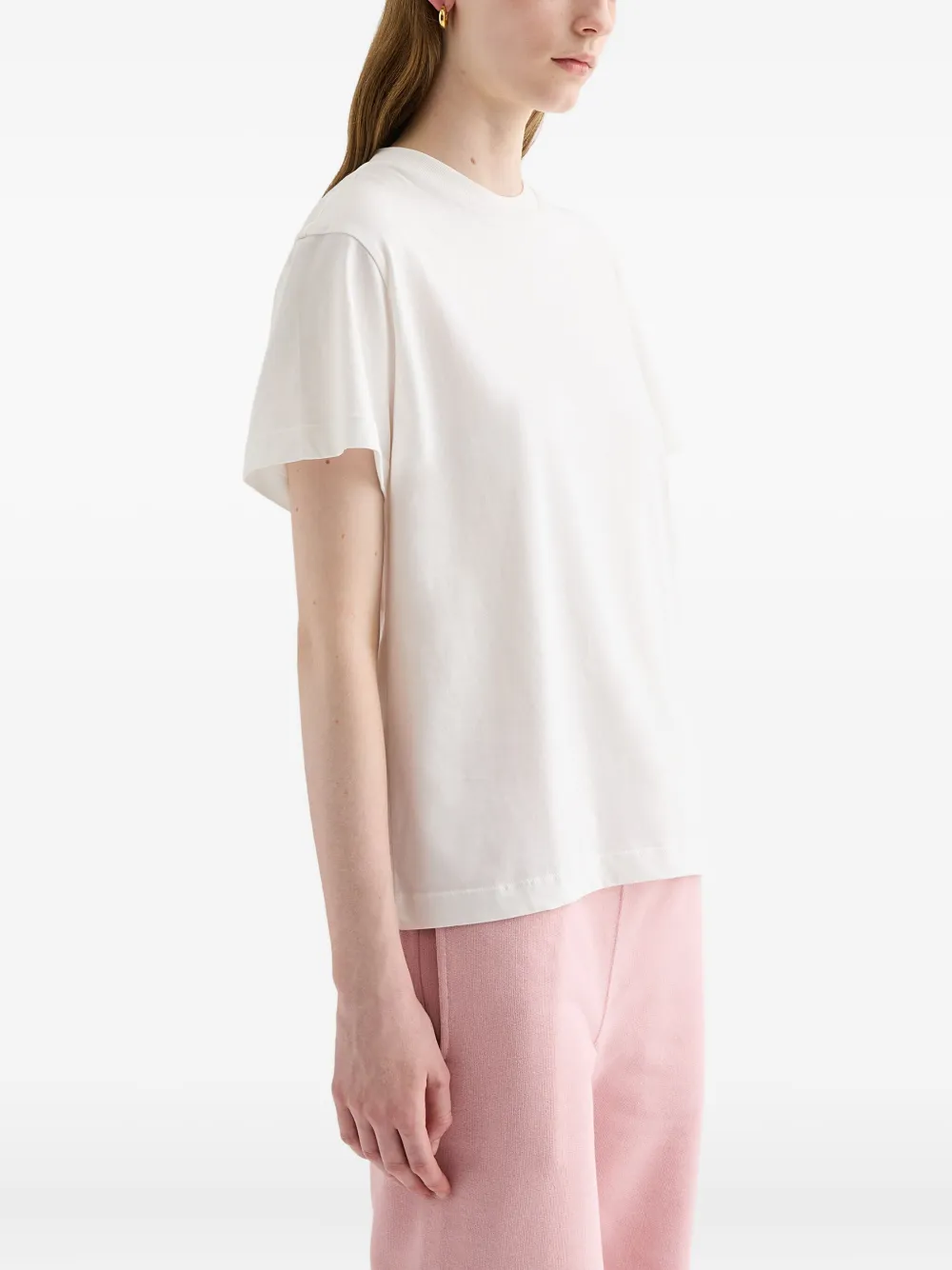 Футболка с короткими рукавами и логотипом (упаковка из трех штук) JIL SANDER, белый — фото 4