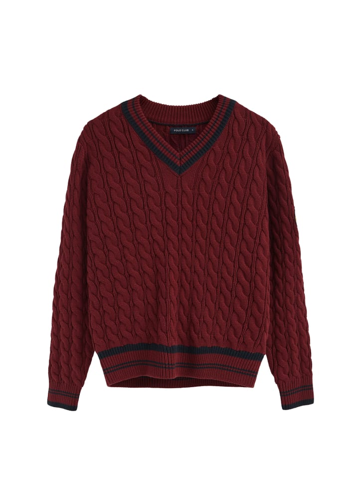 

Polo Club Свитер гранатового цвета