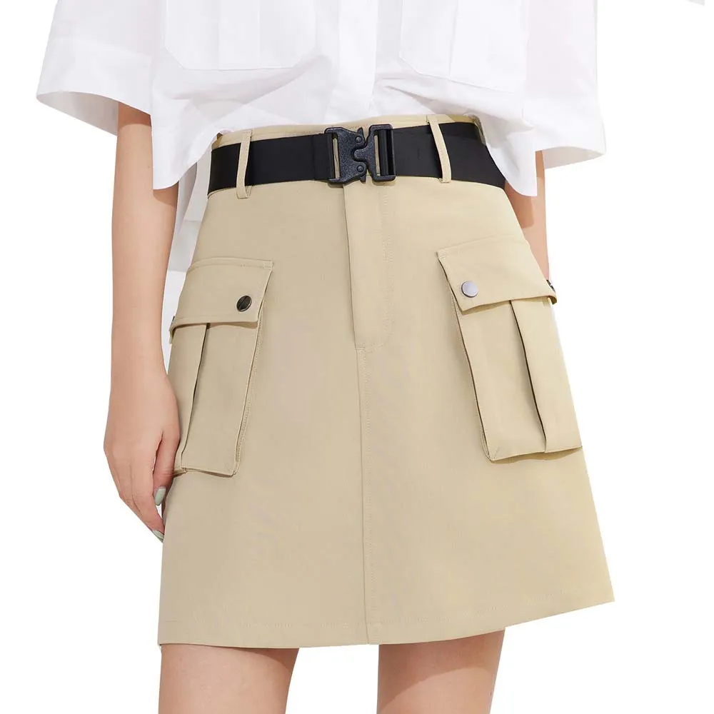 

Юбка Lily Double Pocket A-Line skirt, бежевый