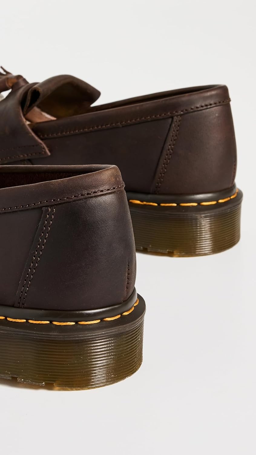 Dr. Martens Unisex-Adult Vegan Adrian, Dark Brown Crazy Horse — фото 3