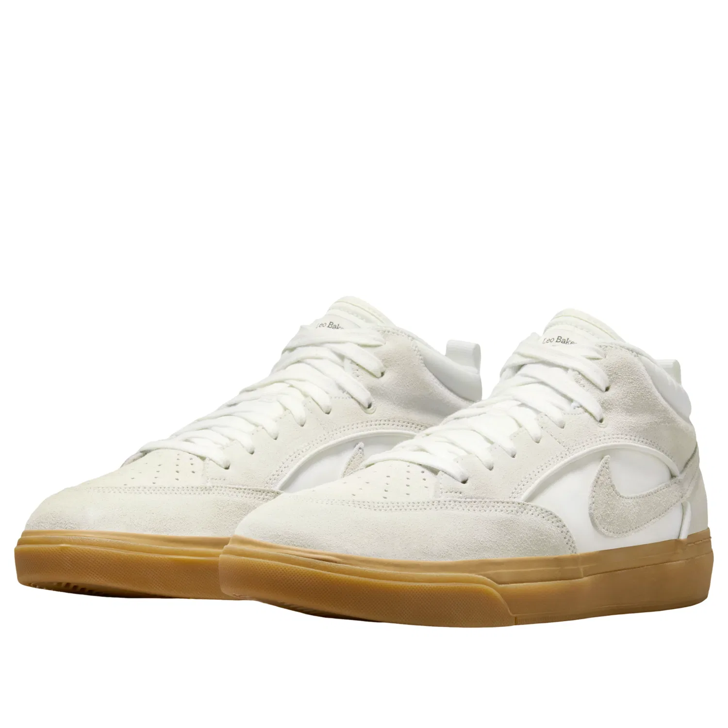 Кроссовки Nike SB React Leo 'Sail Gumlight Brown' IR1889-100, бежевый — фото 4
