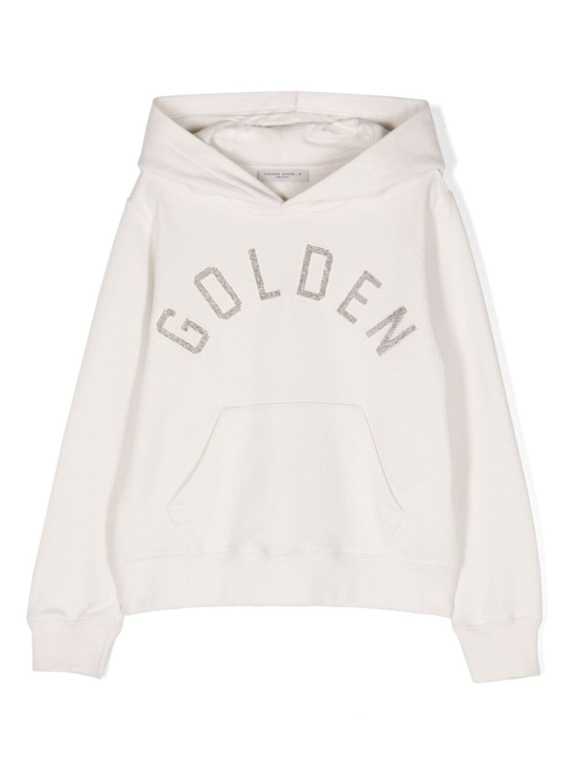 

Golden Goose Kids худи с бисером, нейтральный цвет