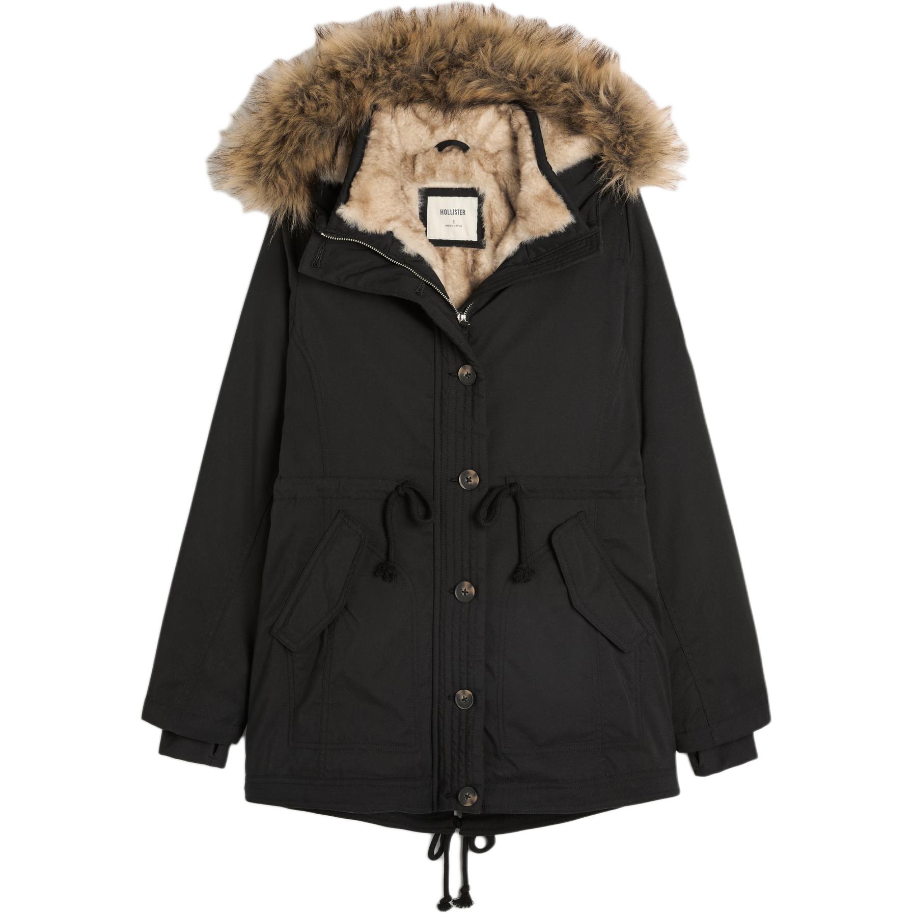 

Женская пуховая куртка Hollister Hollister/, черный