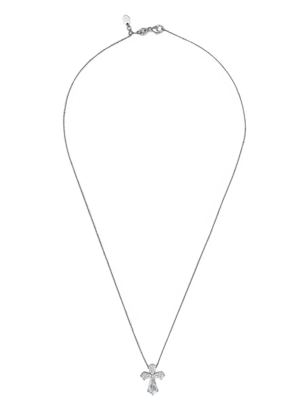 

Платиновое колье с бриллиантами Jewels Aficionado, серебяный