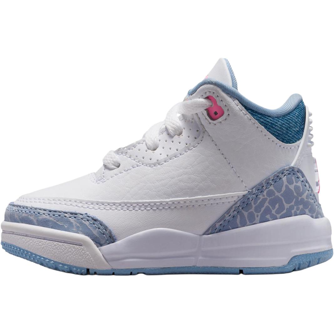

Низкие износостойкие кроссовки Air 3 для малышей Jordan, белый