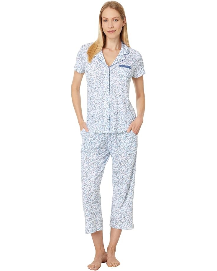 

Пижама Karen Neuburger Petite Girlfriend Capri PJ Set, цвет Butterfly Ditsy
